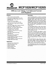 DataSheet MCP1826-3002 pdf